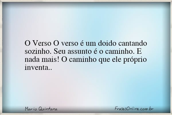 Frase de Mario Quintana