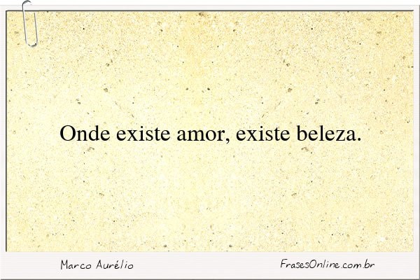 Frase de Marco Aurélio