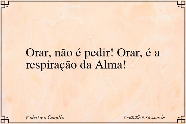 Frase de Mahatma Gandhi