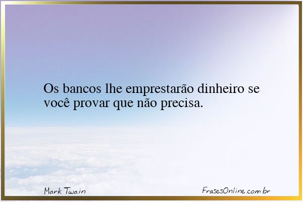 Frase de Mark Twain