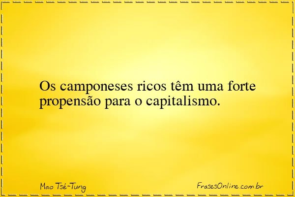 Frase de Mao Tsé-Tung