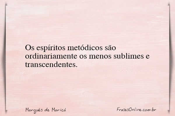 Frase de Marquês de Maricá