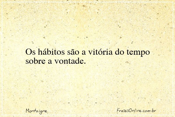 Frase de Montaigne