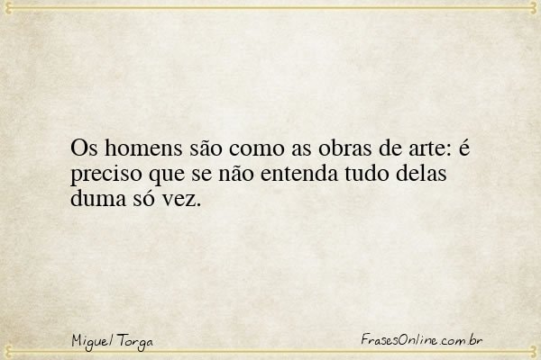 Frase de Miguel Torga