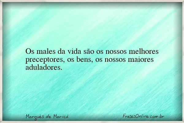 Frase de Marquês de Maricá
