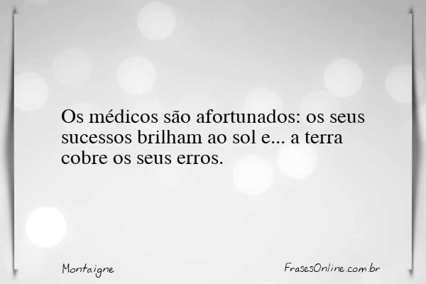 Frase de Montaigne