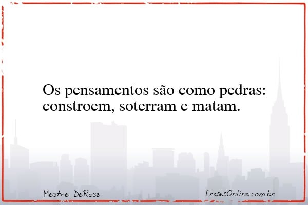 Frase de Mestre DeRose