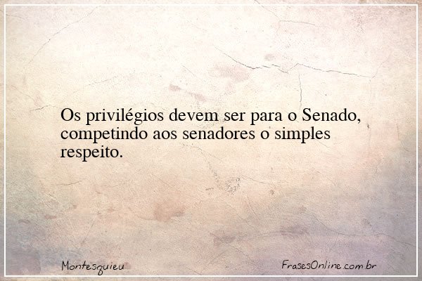 Frase de Montesquieu