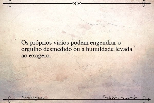 Frase de Montesquieu