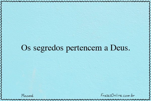 Frase de Maomé