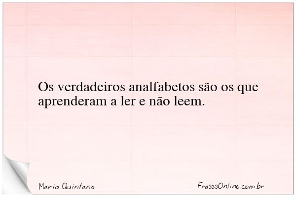 Frase de Mario Quintana