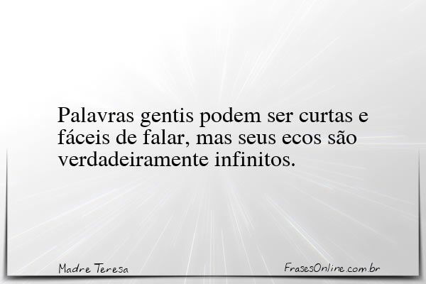 Frase de Madre Teresa