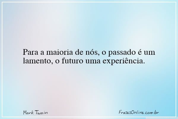 Frase de Mark Twain