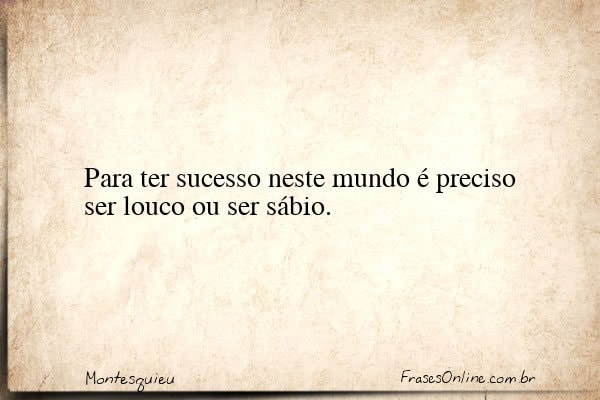 Frase de Montesquieu