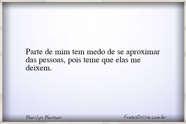 Frase de Marilyn Manson
