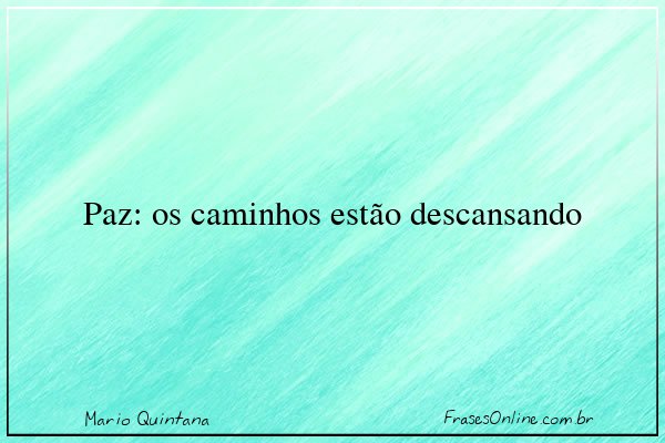 Frase de Mario Quintana