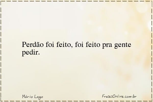 Frase de Mário Lago