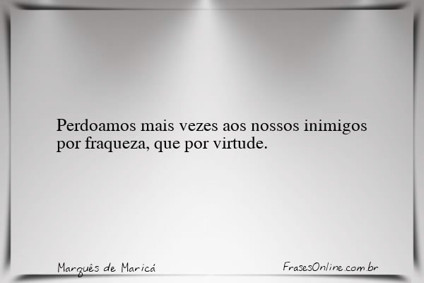 Frase de Marquês de Maricá