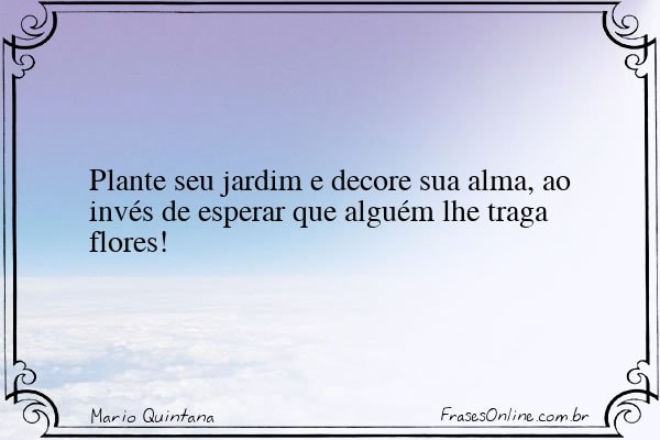 Frase de Mario Quintana