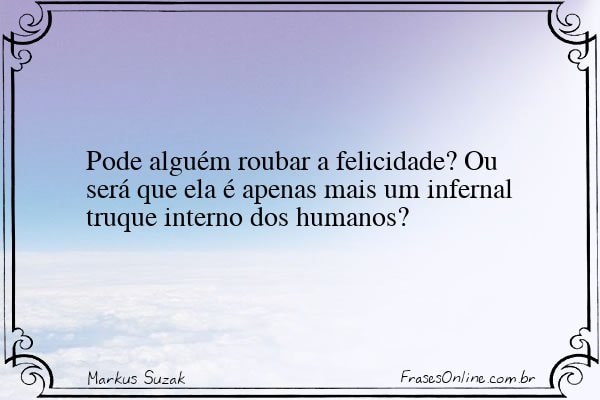 Frase de Markus Suzak