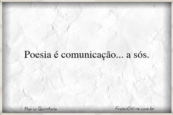 Frase de Mario Quintana