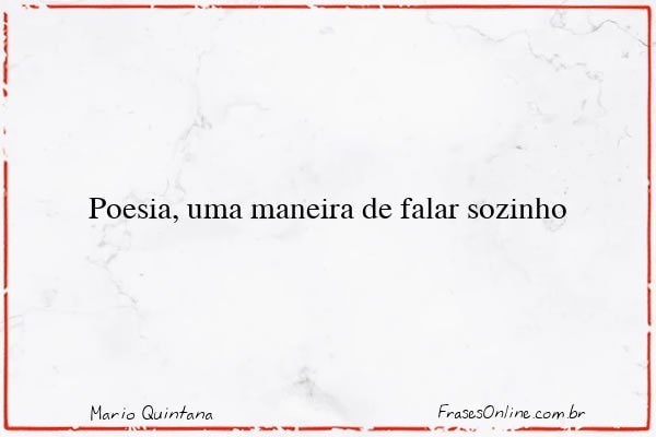 Frase de Mario Quintana