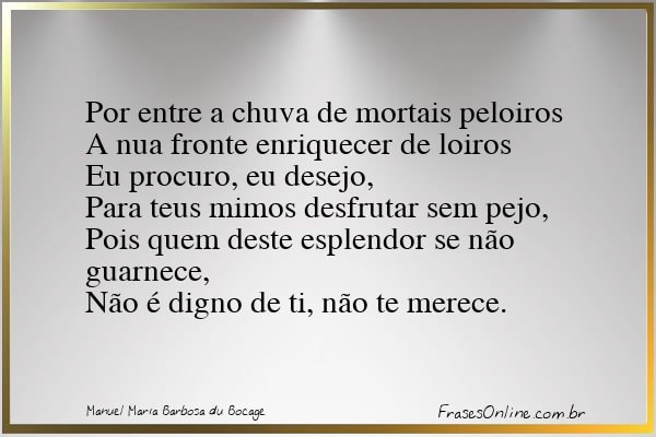 Frase de Manuel Maria Barbosa du Bocage