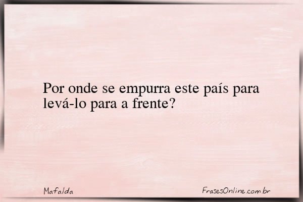 Frase de Mafalda