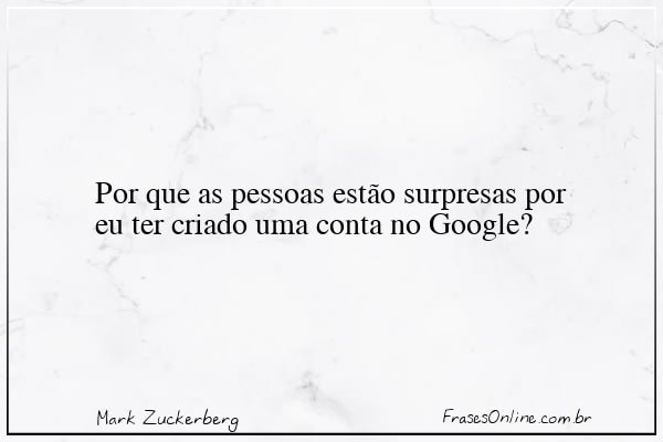 Frase de Mark Zuckerberg