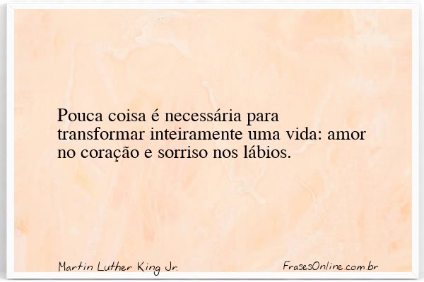 Frase de Martin Luther King Jr.