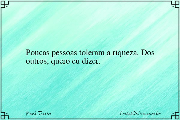 Frase de Mark Twain