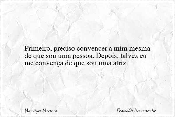 Frase de Marilyn Monroe