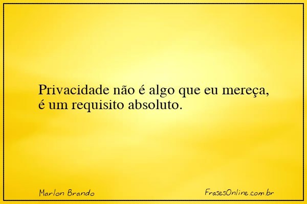 Frase de Marlon Brando