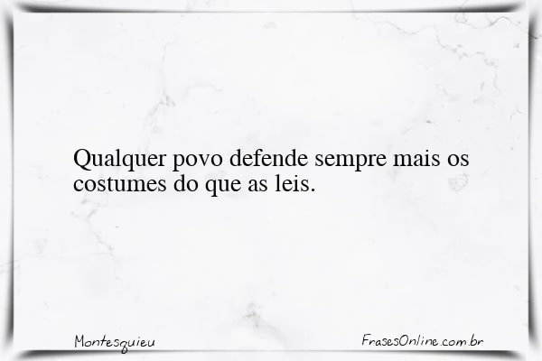 Frase de Montesquieu