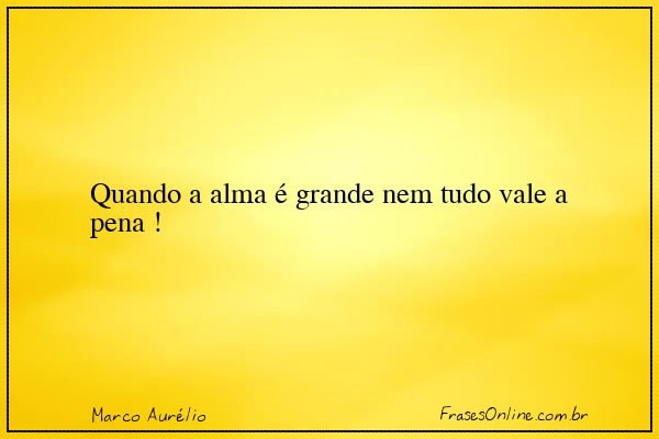 Frase de Marco Aurélio
