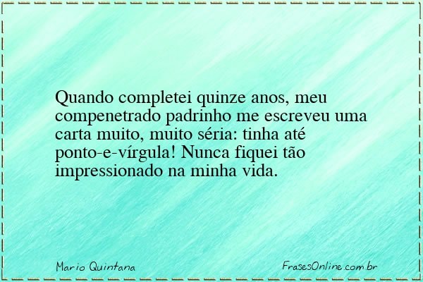 Frase de Mario Quintana
