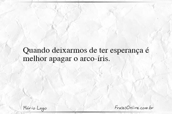 Frase de Mário Lago