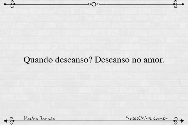 Frase de Madre Teresa