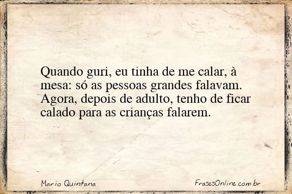 Frase de Mario Quintana