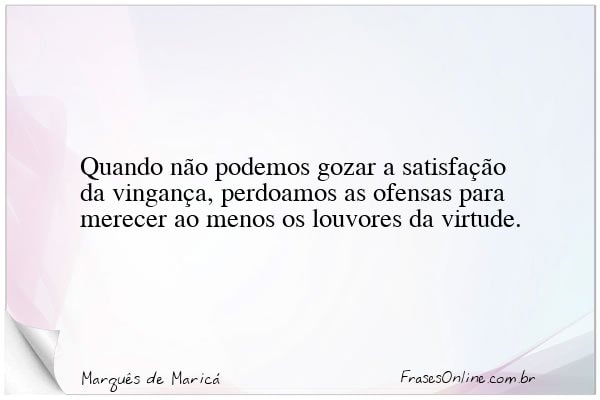 Frase de Marquês de Maricá
