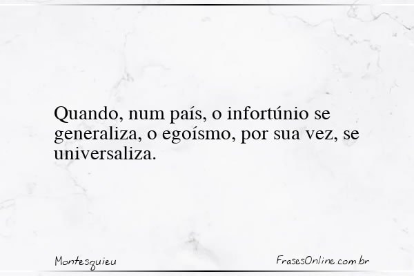 Frase de Montesquieu