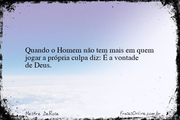 Frase de Mestre DeRose
