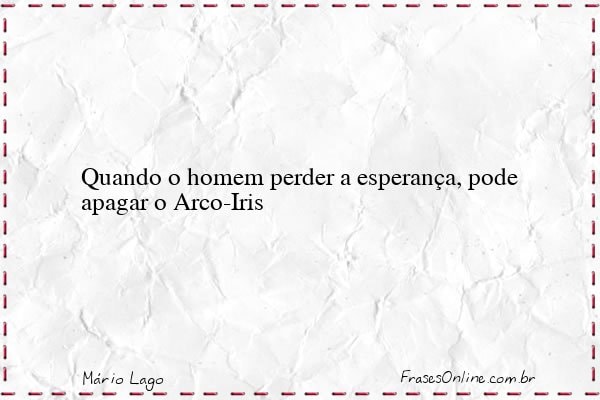 Frase de Mário Lago