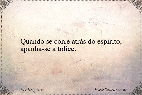 Frase de Montesquieu
