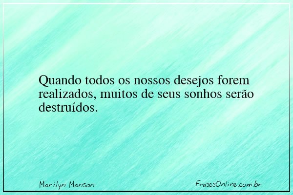 Frase de Marilyn Manson