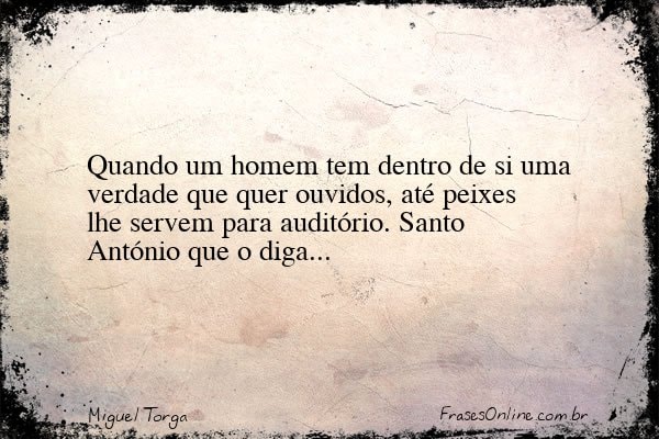 Frase de Miguel Torga
