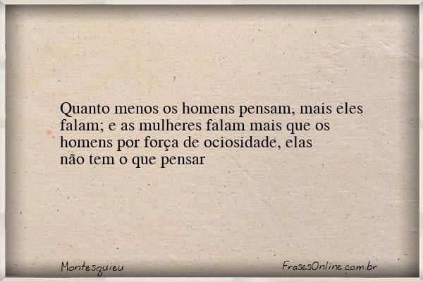 Frase de Montesquieu