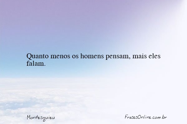 Frase de Montesquieu