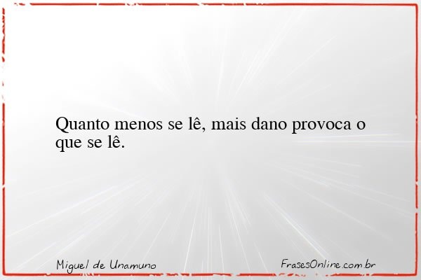 Frase de Miguel de Unamuno