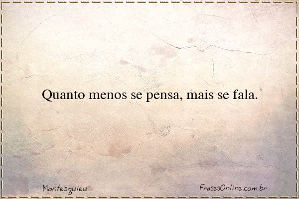 Frase de Montesquieu